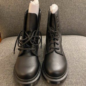 Dr. Martens Women's 1460 Pascal Mono Combat Boots, Black, Size 7